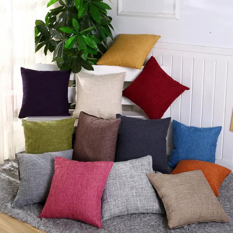 Fodera per cuscino in stile Sunny Textile Ins fodera per cuscino moderna in lino