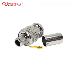 Nhà Máy <span class=keywords><strong>BNC</strong></span> nén kết nối cho RG6 RG59 cáp đồng trục <span class=keywords><strong>BNC</strong></span> Nam uốn 12g-sdi cho CCTV HD-SDI 1694a 6g-sdi 4K UHD máy ảnh - Product Image 3