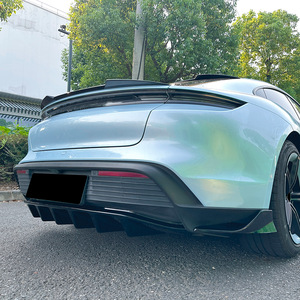 สปอยเลอร์หลังทรงใบมีดสำหรับ Porsche Taycan 2019+ ลายคาร์บอนไฟเบอร์ ผิวด้าน สไตล์แต่ง - Product Image 2