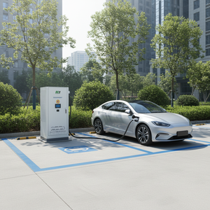 Supercargador de CC de 240 kW con Conector Cuádruple HJ Industrial para Flotas de Autobuses Eléctricos, Depósitos y Terminales Logísticas - Product Image 2