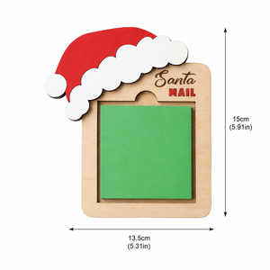 Custom Wooden Santa Mail Frame Christmas Elf <b>Message</b> <b>Board</b> Kids Holiday Countdown Note Holder Decoration Gift Plaque - Product Image 4