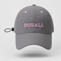 Casquettes de baseball personnalisées en gros avec logo, respirantes, séchage rapide, 100 % polyester, légères, non structurées, pour hommes et femmes, sport