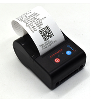Printer tanpa tinta genggam 2 inci, Printer tanda terima termal 58mm, mesin Printer Label Mini portabel dapat terhubung Bluetooth