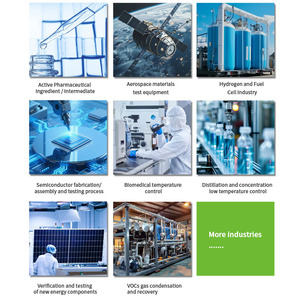 -40 ° ~ 200 ° Hệ thống làm lạnh nhiệt độ cực thấp cho ngành công nghiệp Dược phẩm bán dẫn - Product Image 5