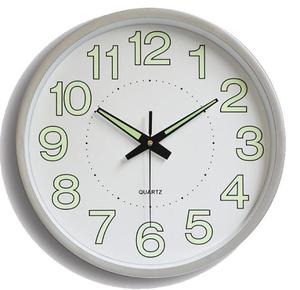 Modern Design Home <b>Decor</b> Plastic Luminous <b>Wall</b> <b>Clock</b> for Bedroom Living Room Glowing in the Dark - Product Image 6