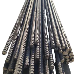 Haste de ferro de aço deformada, 6mm 8mm 10mm 12mm 16mm 20mm, barra de aço, para construção, rebarra