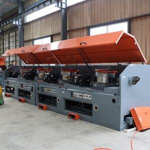 PLC kontrollü Motor ve inşaat teli için rulman ile DAPU düşük karbonlu çelik tel çekme makinesi | Otomatik çizim hattı - Product Image 3