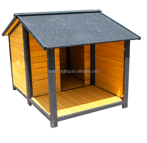 Caseta para perros de madera grande, impermeable, para exteriores, jaulas para mascotas, casas de lujo para mascotas, villa para perros - Product Image 6