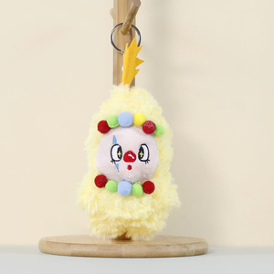 พวงกุญแจตุ๊กตาการ์ตูนตัวตลกน่ารักแบบขายส่ง ของเล่นตุ๊กตาขนนุ่มแบบกำหนดเอง สำหรับของขวัญส่งเสริมการขาย - Product Image 4