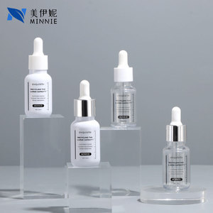 Minnie Transparent Dropper Bottles 30ml PET Round Shoulder Cosmetic Essential Oil Bottle Facial Moisturizer Packaging - Product Image 1