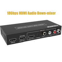 Decodificador de Audio de 18 Gbps 7.1 con Función ARC/eARC para Reproductor de Blu-ray, Mini Sistema