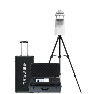 Estación Meteorológica Portátil de 10 Elementos, Pantalla LCD IP65, Interfaz RS485, Canal Expandible, Registrador de Datos Ambientales - Product Image 1