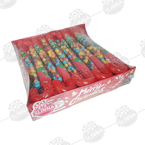 Bonbons en forme de canne de Noël multicolores, bonbons aux fruits croustillants, fèves de chocolat halal, boules de chocolat en gros, boîte de présentation cadeau - Product Image 5