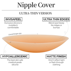 Couverture de mamelon Invisible respirant <span class=keywords><strong>sans</strong></span> couture couverture de <span class=keywords><strong>sein</strong></span> sous-vêtements accessoires Silicone mamelon Pasties Silicone mamelon couverture - Product Image 3