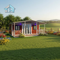 Geräumiges, komfortables, voll möbliertes, erweiterbares Containerhaus mit großem Raum für Familienwohnen, Ruhehaus, Villa, Lodge