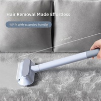 Rouleau Adhésif Anti-Poils d'Animaux Double Face avec Manche Extra Long en ABS, Brosse à Peluches pour Canapé et Usage Domestique Toutes Saisons – Vente en Gros