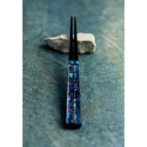 Impresionantes palillos de bambú reutilizables Cubiertos desechables Par de fundas de papel de plástico empaquetadas para fiestas de estilo comercial tradicional - Product Image 3