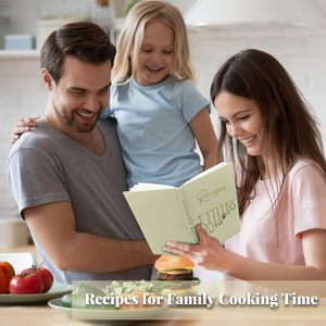 Diario Personalizzato con Copertina Rigida Retrò, 100 Fogli Interni, Rilegatura a Filo, Impermeabile, per <span class=keywords><strong>Ricette</strong></span> Familiari - Product Image 3
