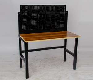 차고 작업장을 위한 목제 정상 그리고 작업대 pegboard를 가진 조정가능한 작업대 - Product Image 2