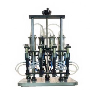 Machine de remplissage de liquides à 4 buses pour échantillons de parfum, remplisseuse de bouteilles d'huiles essentielles - Product Image 3