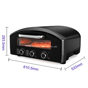 <span class=keywords><strong>Four</strong></span> <span class=keywords><strong>à</strong></span> <span class=keywords><strong>pizza</strong></span> électrique napolitain automatique de 13 pouces <span class=keywords><strong>à</strong></span> 450 degrés avec pierre - Product Image 2