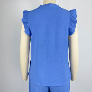 ชุดสองชิ้นของผู้หญิงเสื้อซับในแขนค้างคาวแบบลำลองสีตาข่ายสไตล์ยุโรปและสหรัฐอเมริกา - Product Image 4