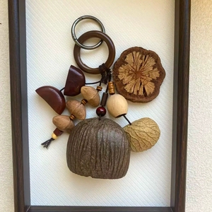 Wholesale Hand Painted Fruit Shell Rattle <b>Wind</b> <b>Chime</b> Handmade Sound Healing Hanging Ornament For Gift Shop - Product Image 3