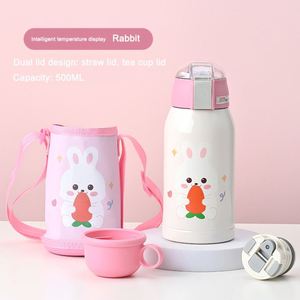Custom Cartoon 500ml Unicorn Style Eco Friendly Stainless Steel Water <b>Bottle</b> Drink <b>Bottles</b> for Kids - Product Image 4