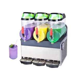 NSF Single 1 Tank Second Hand Slushy Thailand Mashinely Multi Flavour Space Slush LED Machine in Spain