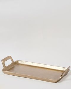 Multipurpose Aluminum Serving <b>Tray</b> for Breakfast <b>Tea</b> Coffee Desserts and Everyday Kitchen Serving Needs - Product Image 3