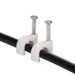 Nouvelle décoration de maison cercle clous pinces de câble pinces de <span class=keywords><strong>fixation</strong></span> de câble auto-adhésives - Product Image 4
