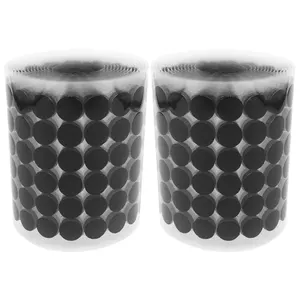 Wholesale 20Mm Black White Round Self Adhesive Dots Coins Hook And Loop