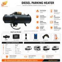 OkyRie WH-35 35KW Fahrzeug-Wasserheizung mit Bürstenlosem Motor, GSM-Modul und Mobiler App für Kabinenheizung bei Schwerlastfahrzeugen