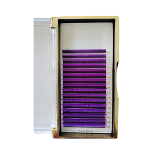 OEM Bandeja de Pestañas de Pelo Sintético de Marca Privada de 16 Líneas, Grosor de 0.15mm, Extensiones de Pestañas Individuales CC, Fans Premade para Belleza - Product Image 6