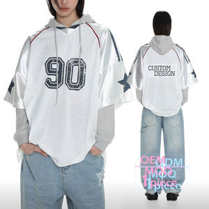 新款设计团队服足球球衣定制足球服男女通用网布V领短袖防紫外线速干透气 - Product Image 1