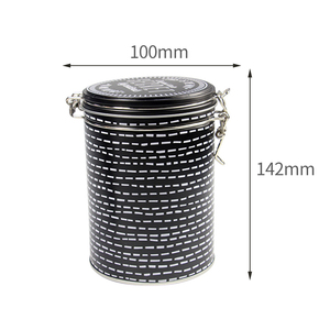 Tùy Chỉnh Trà Hộp Thiếc Cà Phê Tin Canister Kim Loại Bao Bì <span class=keywords><strong>Container</strong></span> Cho Loose Lá Đậu Món Quà Lưu Trữ Kín - Product Image 3