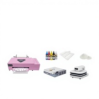 Impresora DTF Digital Automática A3 con Cabezal Epson, Tinta UV, Transferencia Directa de Película Rollo a Rollo para Material Plástico y Sudaderas, 1 Año de Garantía
