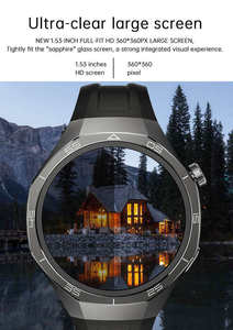 High Quality Smart Watch 2025 Large Screen BT Call Heart Rate IP67 Waterproof Compass Sport JS WATCH CT5 PRO ultra - Product Image 3