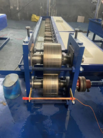 Éponge en métal de boule propre de cuisine à grande vitesse de 6 têtes faisant la machine pour produire la boule de nettoyage en acier de récureur