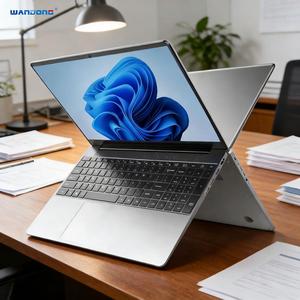 Ordinateur portable ultra-fin 15,6 pouces 2026 avec processeur AMD Ryzen 7 9800X3D, 16 Go de RAM DDR4, SSD 512 Go, écran FHD IPS, clavier anglais, Windows 11 - Product Image 2