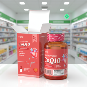 प्रीमियम कोक्यू 10 60 मिलीग्राम विटामिन बी 3 100 मिलीग्राम लाल खमीर चावल निकालने से हृदय स्वस्थ प्रतिरक्षा एंटीऑक्सिडेंट 60 कैप्सूल/बोतल 2 - Product Image 1