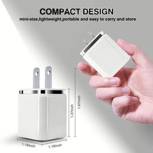 Cheapest Price USB Wall Charger Dual Charger <b>Block</b> US/EU Multi Colors 2pin Fast Charger Box for Iphone for Huawei - Product Image 3