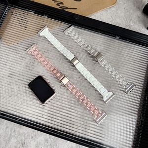 Correa de Reloj de Resina de Lujo <span class=keywords><strong>para</strong></span> Samsung Galaxy Fit 3 Slim, Correa de Repuesto Colorida <span class=keywords><strong>para</strong></span> IWatch Series 10 9SE, Brazalete con Cristales Brillantes - Product Image 2