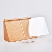 Support de menu SVIAO 8,5 x 11, présentoir de cartes, support de signalisation en bois et acrylique