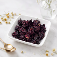 Bunga Hibiscus Roselle Kering Premium, Teh Mawar untuk Diet, Dapat Dimasukkan untuk Membuat Teh & Minuman, Kemasan Besar