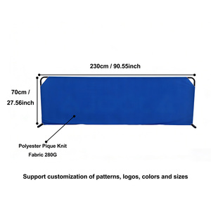 Barrera de Tenis de Mesa Personalizada JH, Valla Estable y Duradera de Oxford, Separadores Plegables para Pickleball, Equipamiento para Canchas Deportivas - Product Image 6