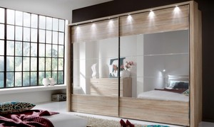 Ensembles de meubles de chambre à coucher en bois MDF de chêne blanc OEM design agréable pour la maison, le bureau, l'<span class=keywords><strong>appartement</strong></span> ou la villa - Product Image 3