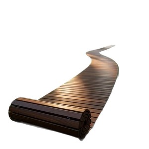 Tapis décoratifs en bois pour allées de jardin, allées de mariage, revêtements de sol en bois massif, décoration de patio, revêtements de sol pour pelouse - Product Image 3