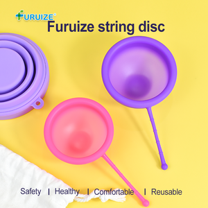 Disque menstruel Furuize, service de marque privée OEM, respectueux de la peau, grand stockage de sang, vente en gros de disques menstruels - Product Image 2