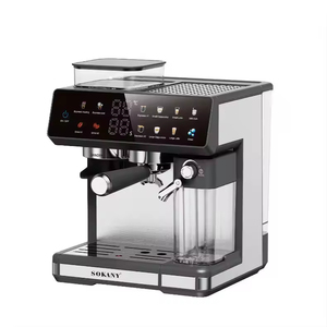 EU Plug 220v Stainless Steel Digital Espresso <b>Coffee</b> <b>Machine</b> Touch Screen Brew System Hot Water 20 Bar Hotel <b>Automatic</b> Espresso - Product Image 1